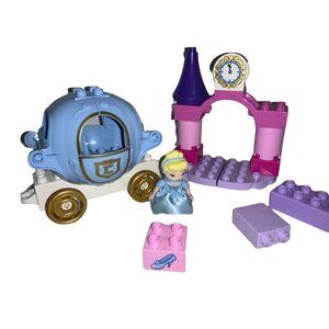 LEGO Cinderellas Carriage Set With Castle Clock Tower and Figurines